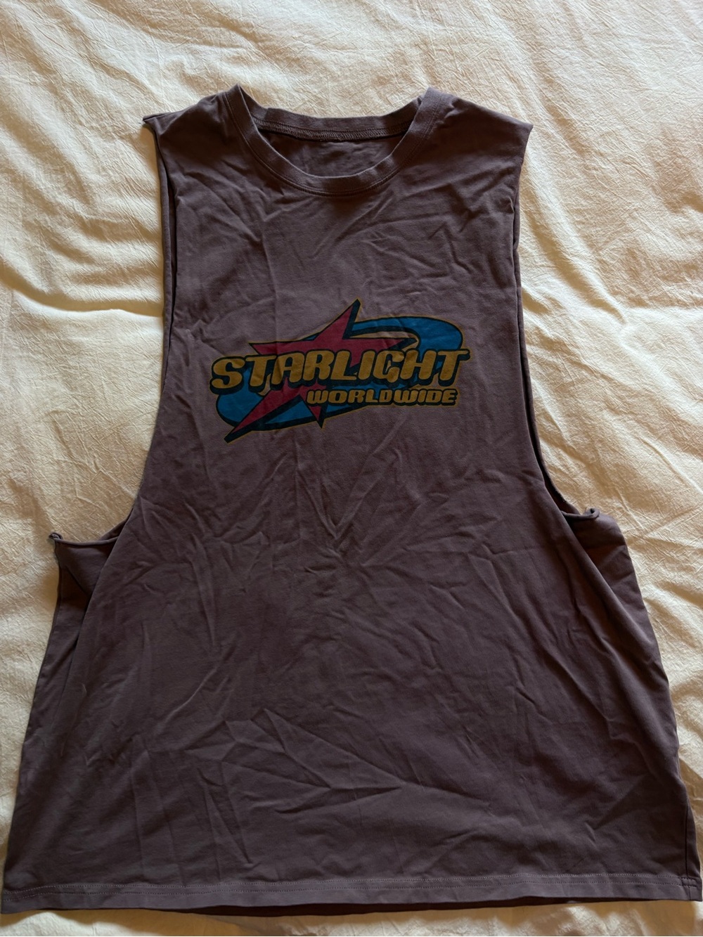 Men's Sleeveless Tank - Brown